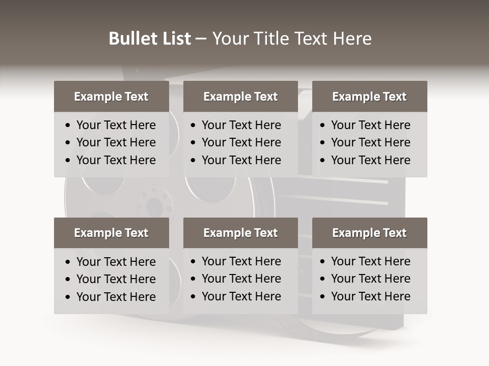 Studio Black Abstract PowerPoint Template