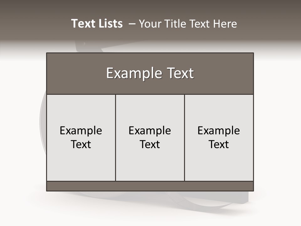 Studio Black Abstract PowerPoint Template