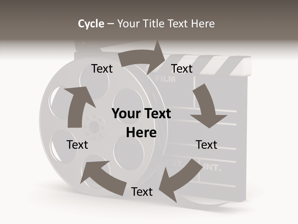 Studio Black Abstract PowerPoint Template