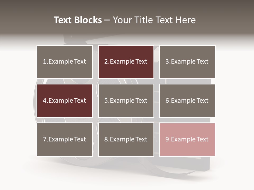 Studio Black Abstract PowerPoint Template