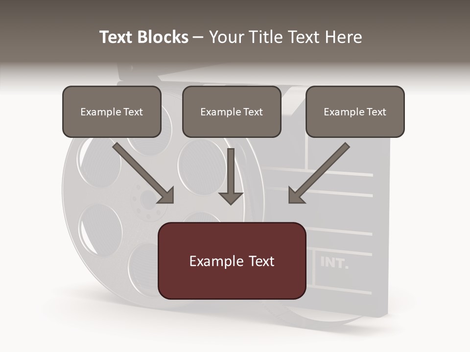 Studio Black Abstract PowerPoint Template