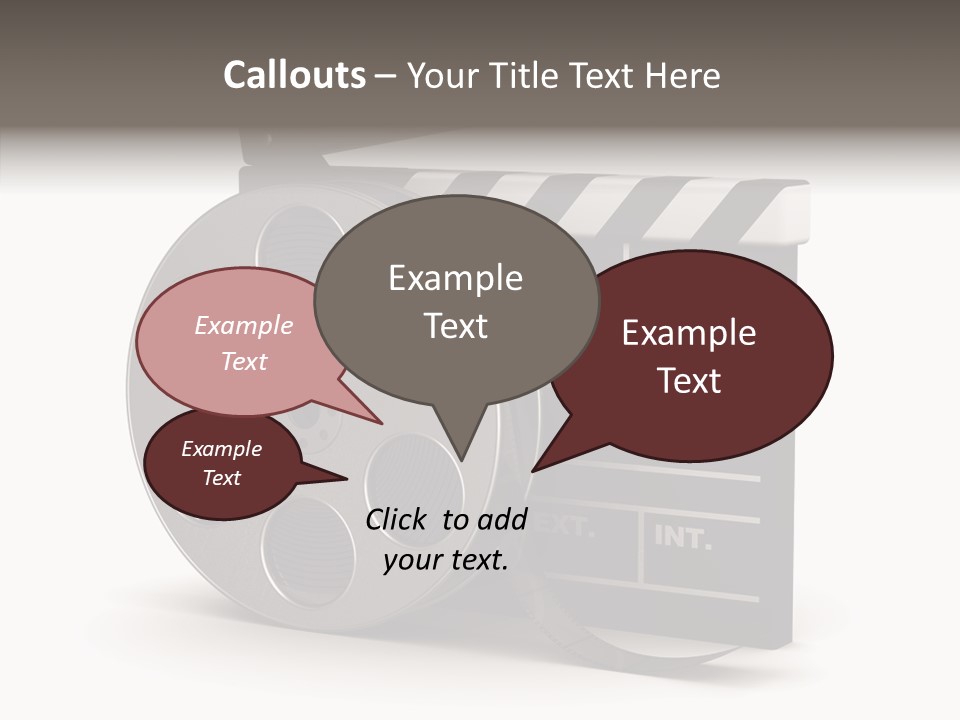 Studio Black Abstract PowerPoint Template