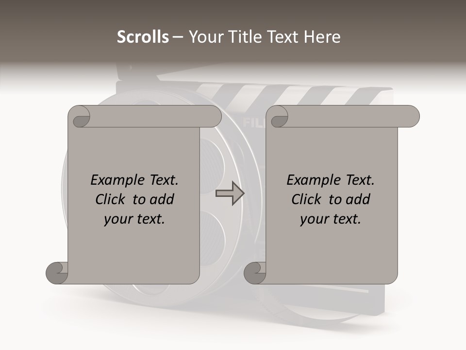Studio Black Abstract PowerPoint Template
