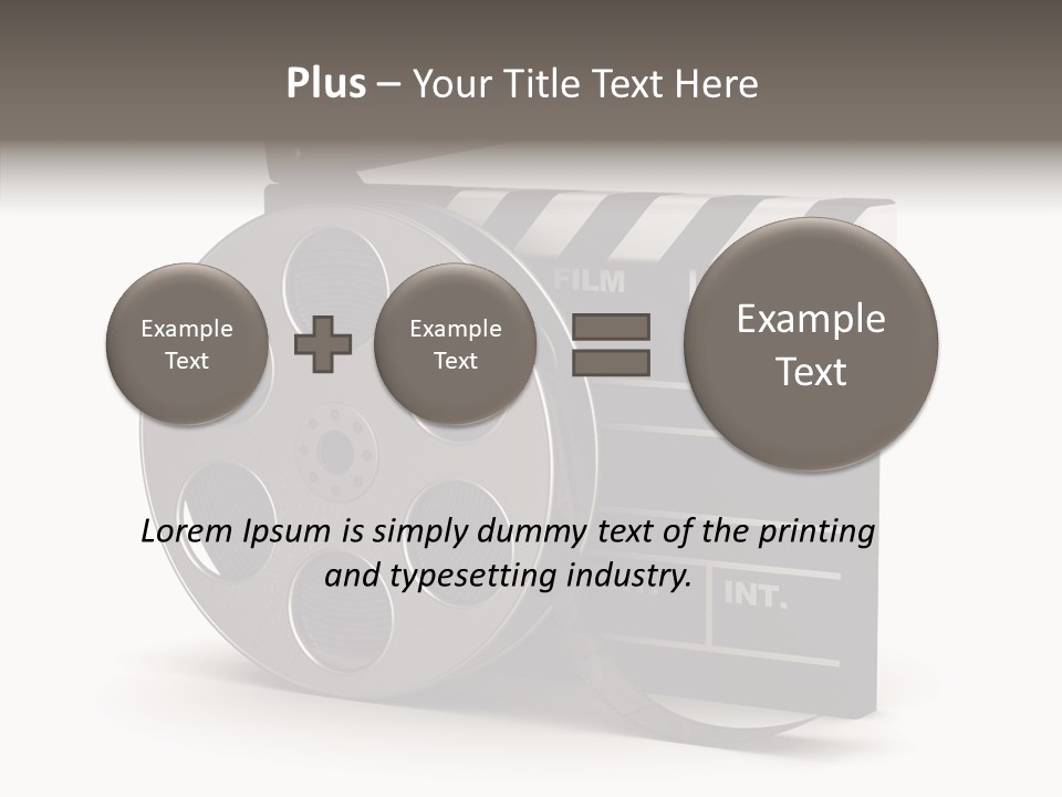 Studio Black Abstract PowerPoint Template