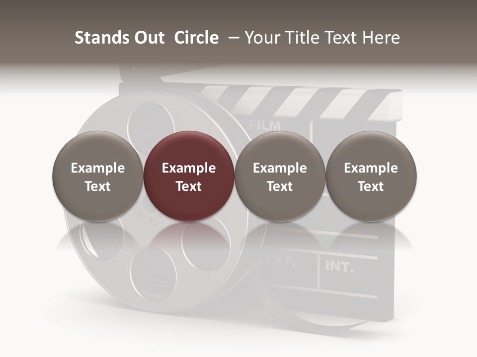 Studio Black Abstract PowerPoint Template