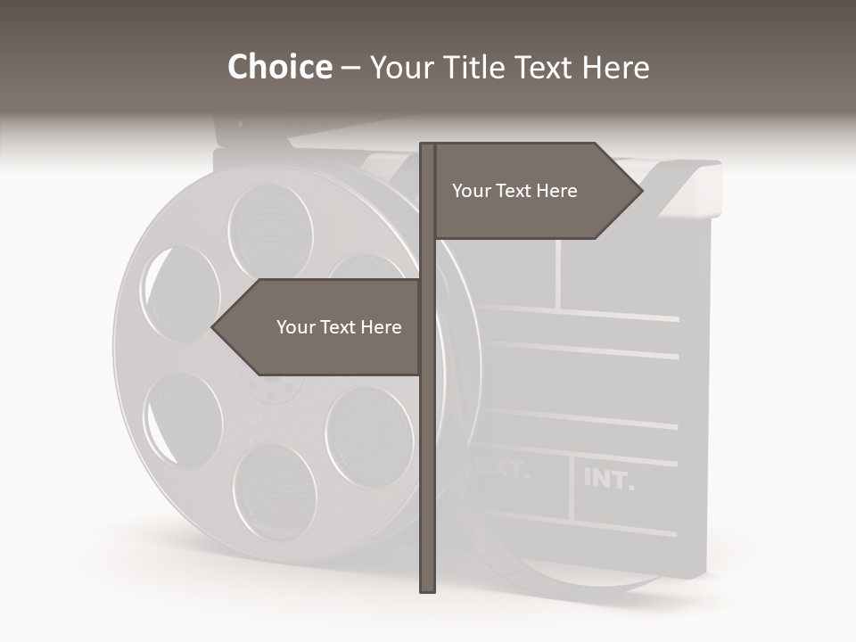 Studio Black Abstract PowerPoint Template