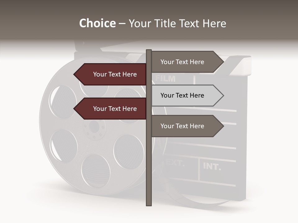 Studio Black Abstract PowerPoint Template