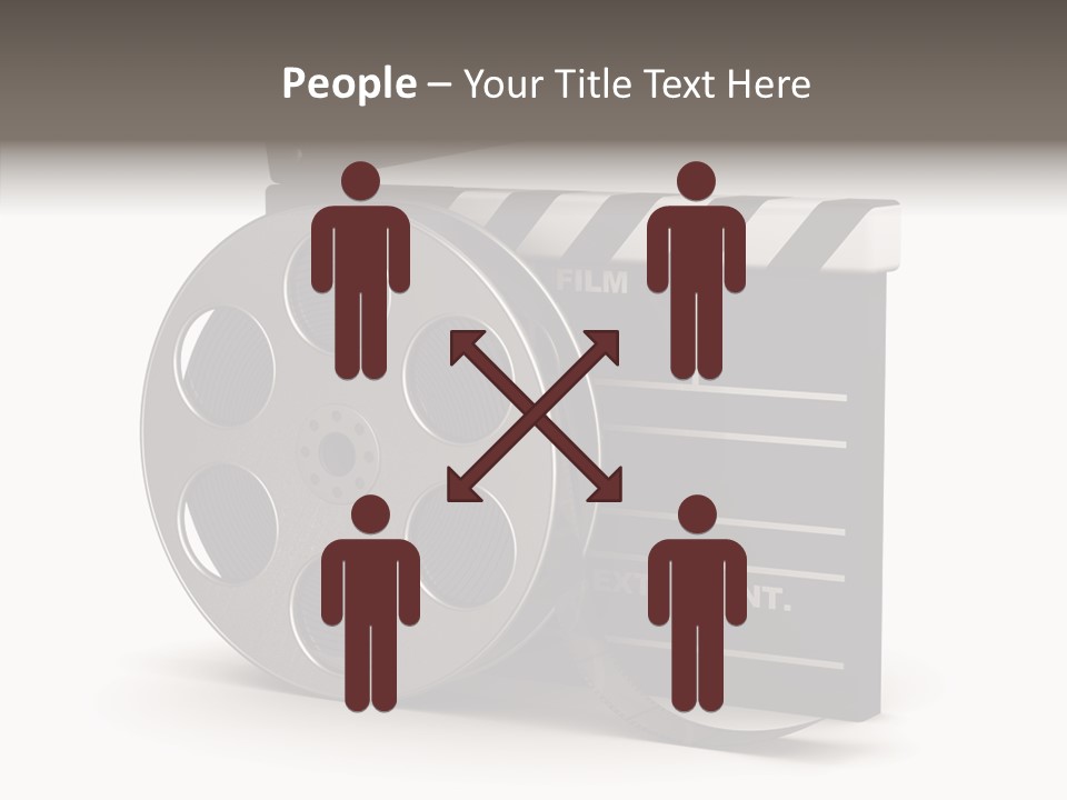 Studio Black Abstract PowerPoint Template