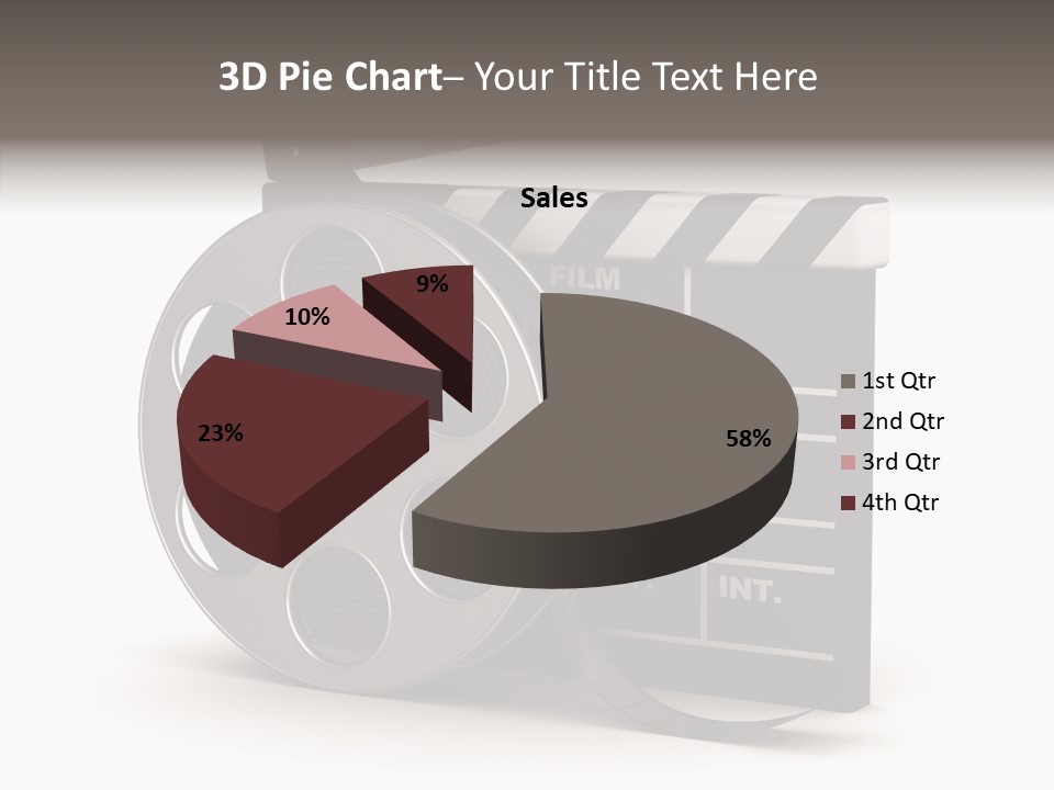 Studio Black Abstract PowerPoint Template