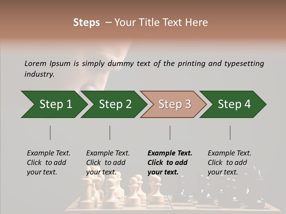 Psychology Studying Decision PowerPoint Template