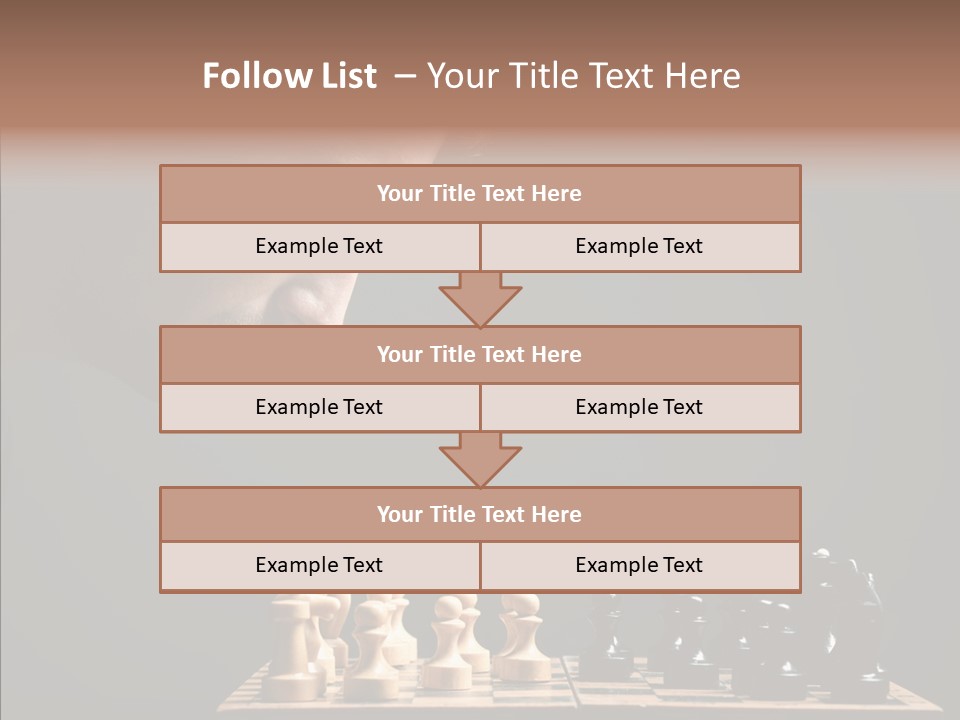 Psychology Studying Decision PowerPoint Template