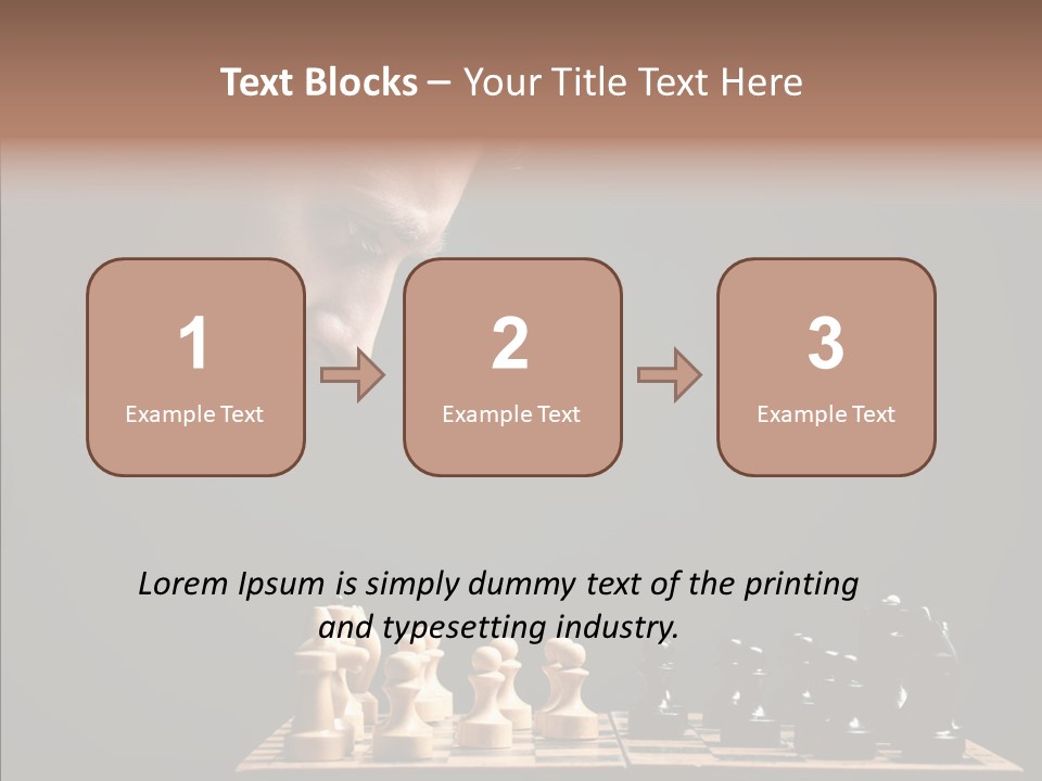 Psychology Studying Decision PowerPoint Template