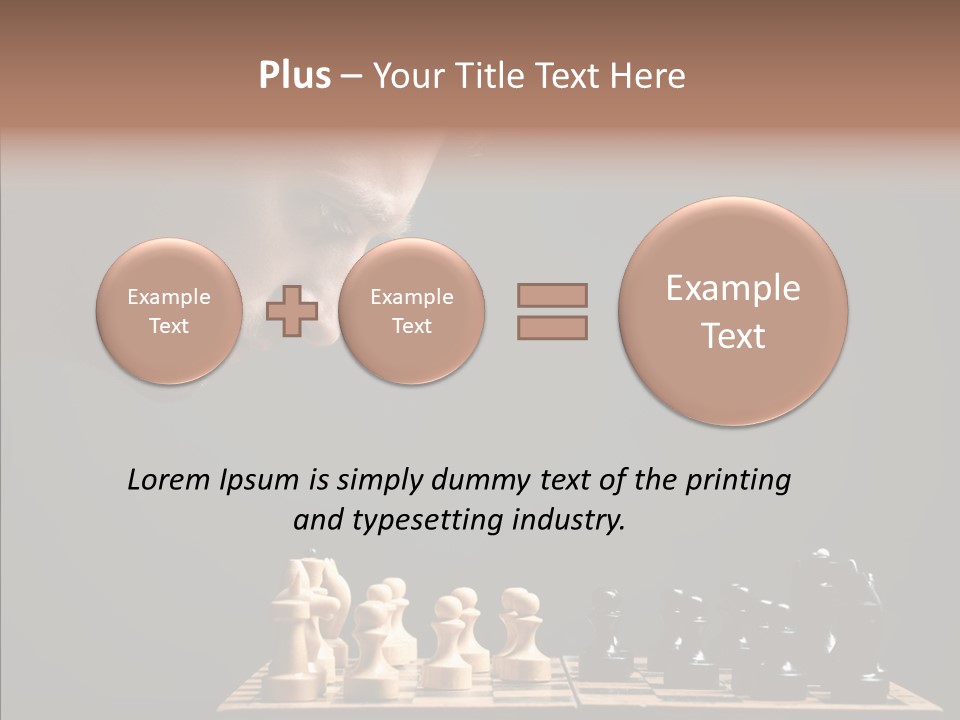 Psychology Studying Decision PowerPoint Template