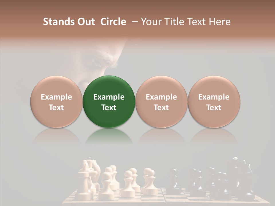 Psychology Studying Decision PowerPoint Template