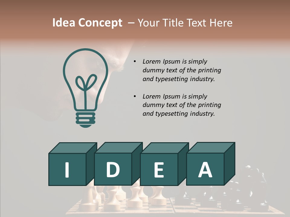 Psychology Studying Decision PowerPoint Template
