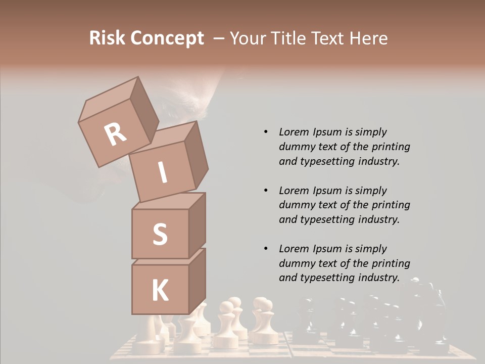 Psychology Studying Decision PowerPoint Template