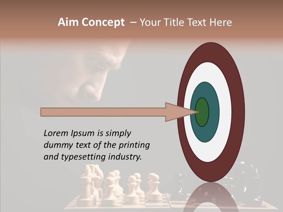 Psychology Studying Decision PowerPoint Template