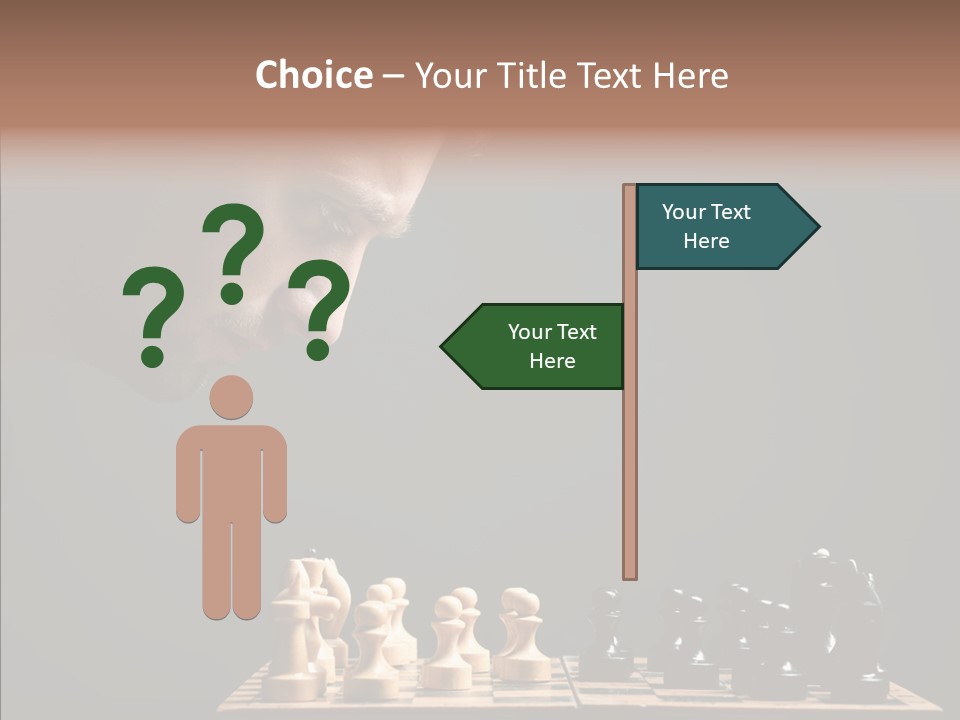 Psychology Studying Decision PowerPoint Template
