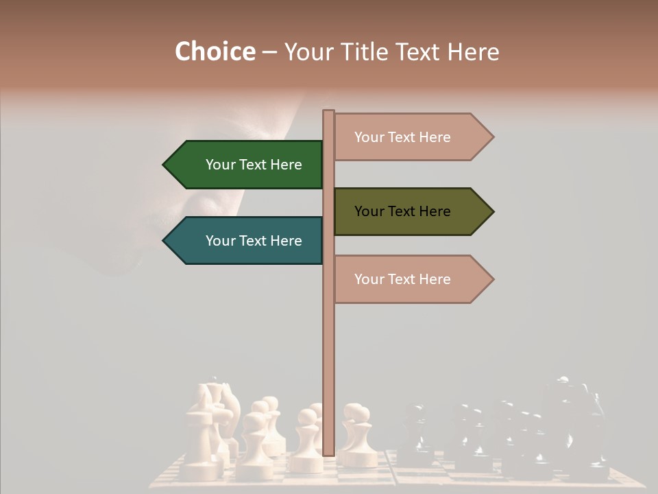 Psychology Studying Decision PowerPoint Template