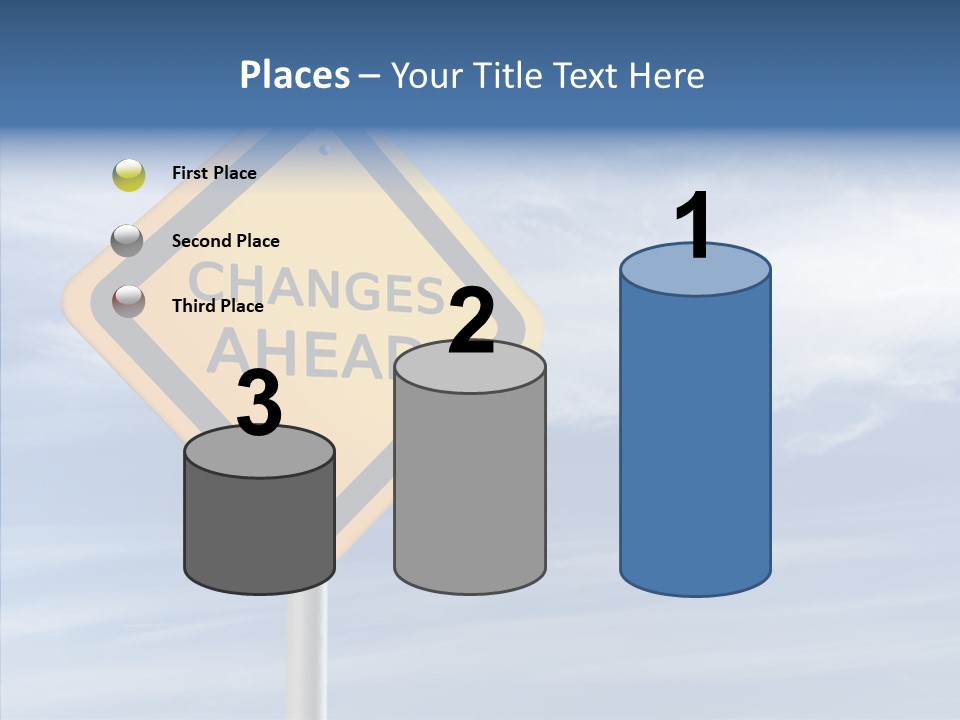 Background Roadsign Idea PowerPoint Template