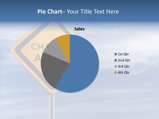 Background Roadsign Idea PowerPoint Template