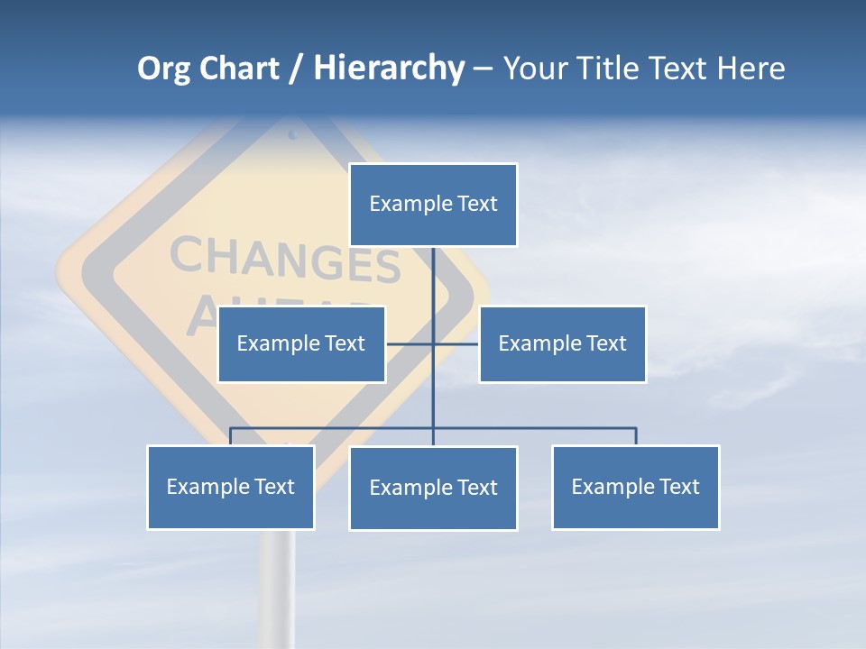 Background Roadsign Idea PowerPoint Template