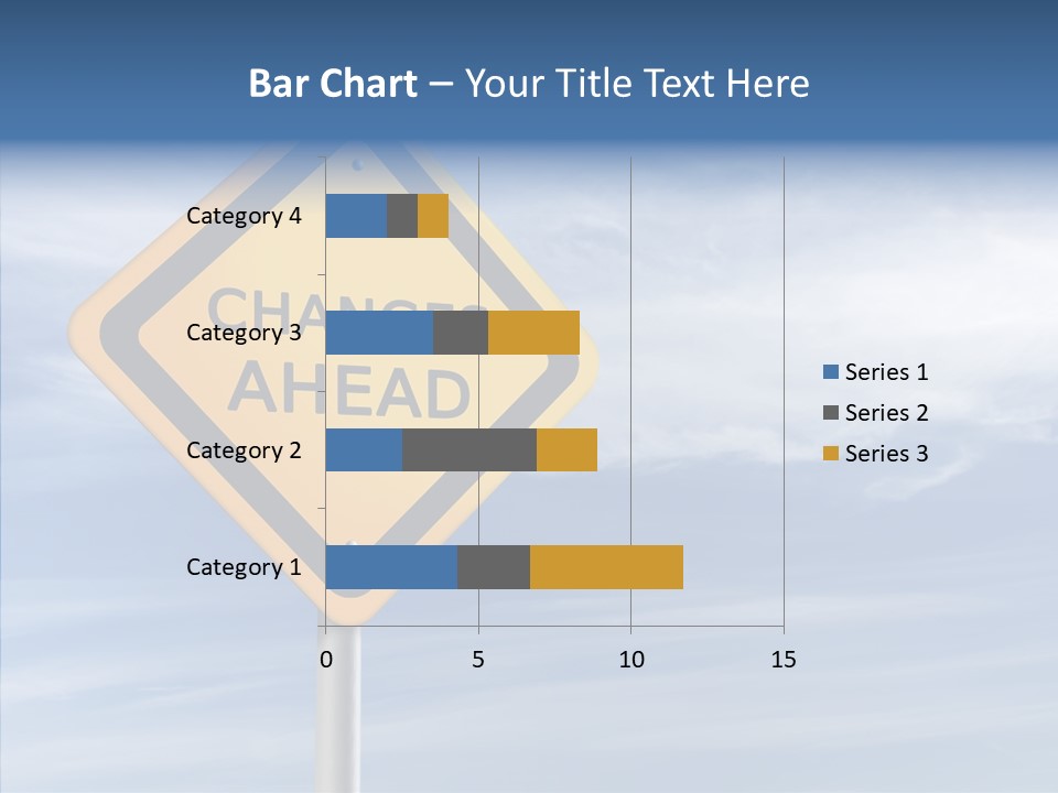 Background Roadsign Idea PowerPoint Template