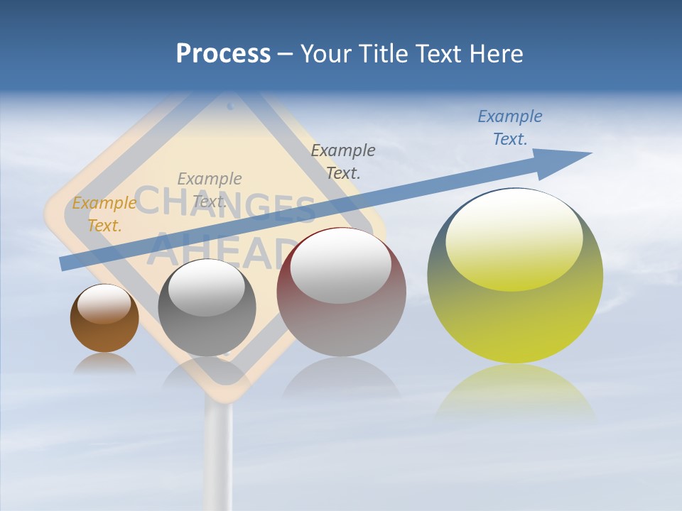 Background Roadsign Idea PowerPoint Template