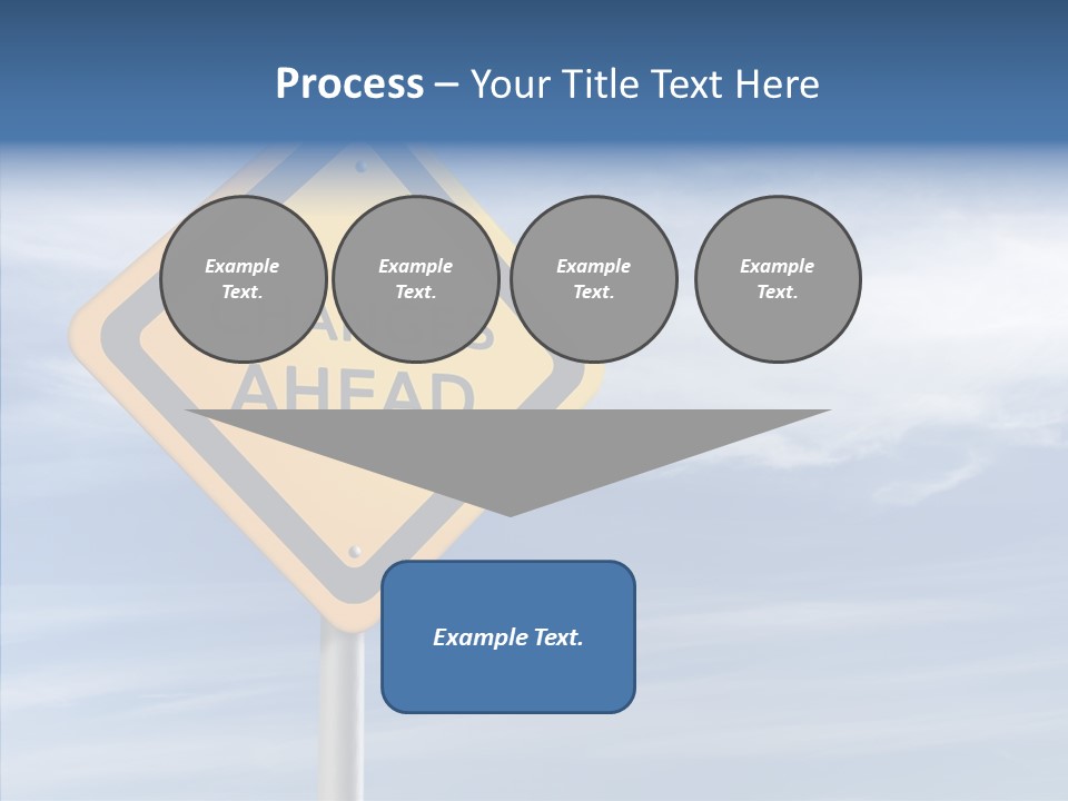 Background Roadsign Idea PowerPoint Template