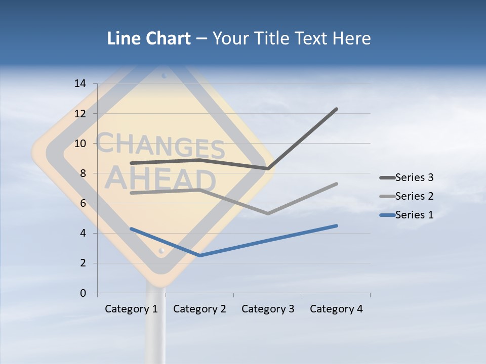Background Roadsign Idea PowerPoint Template