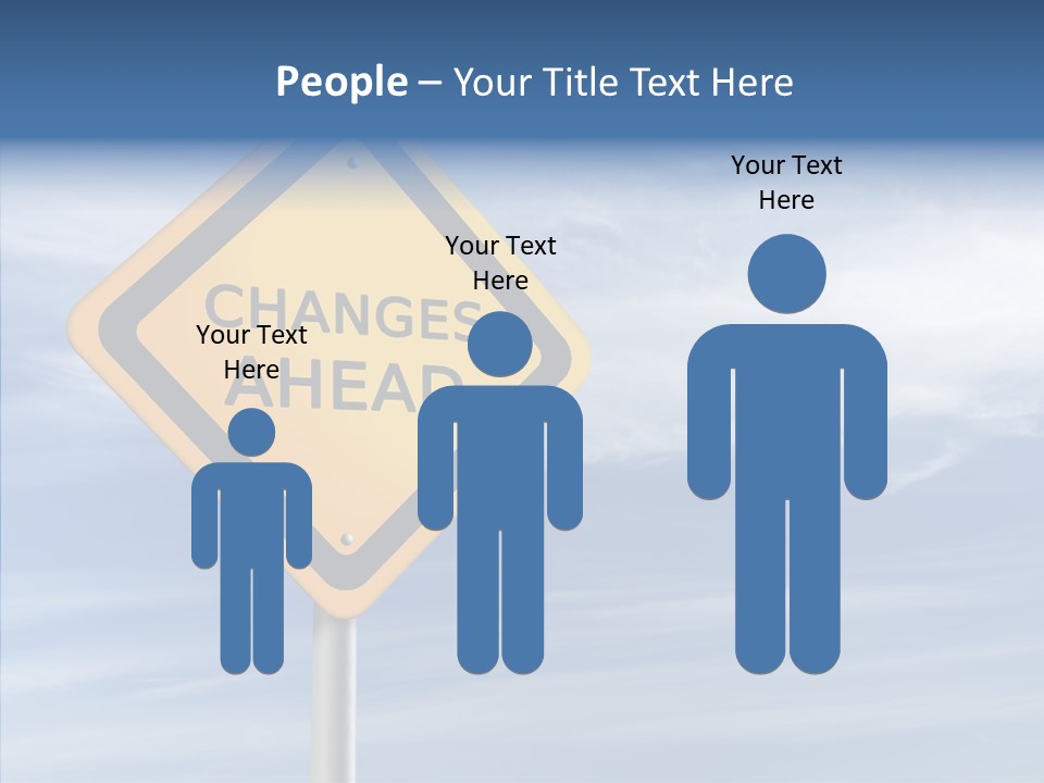 Background Roadsign Idea PowerPoint Template