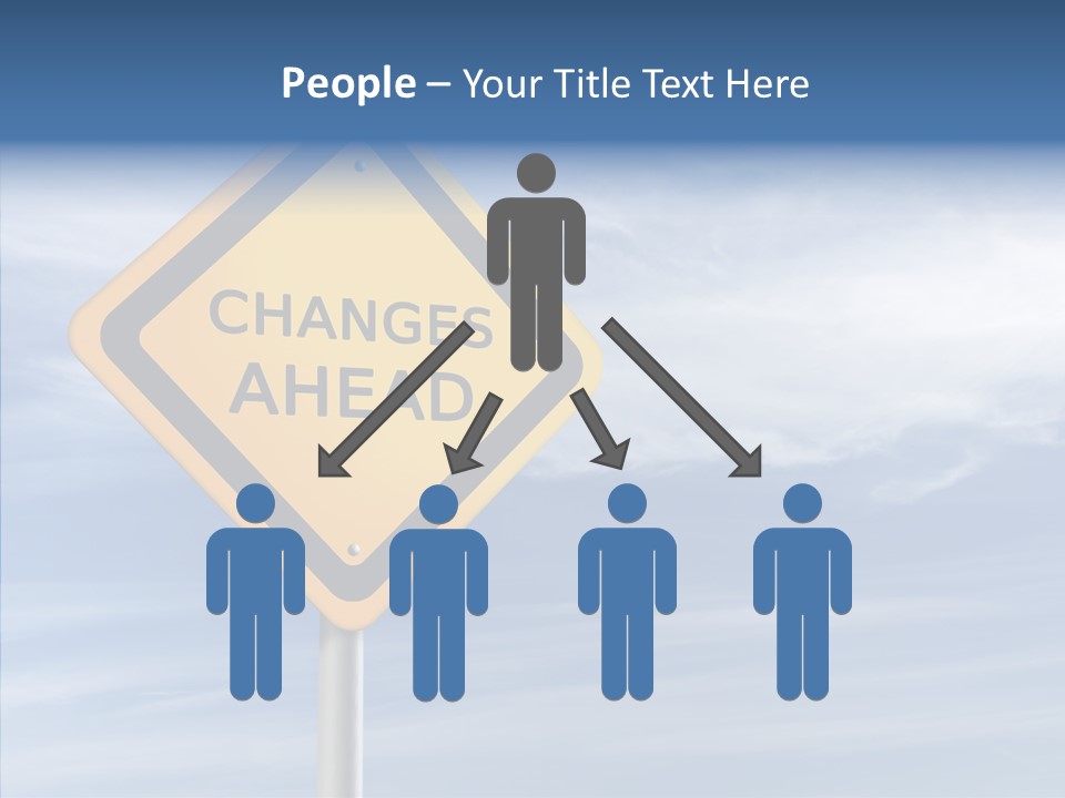 Background Roadsign Idea PowerPoint Template