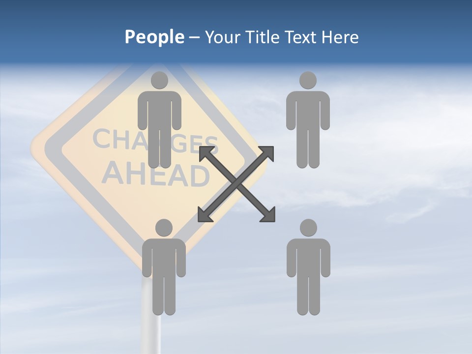 Background Roadsign Idea PowerPoint Template