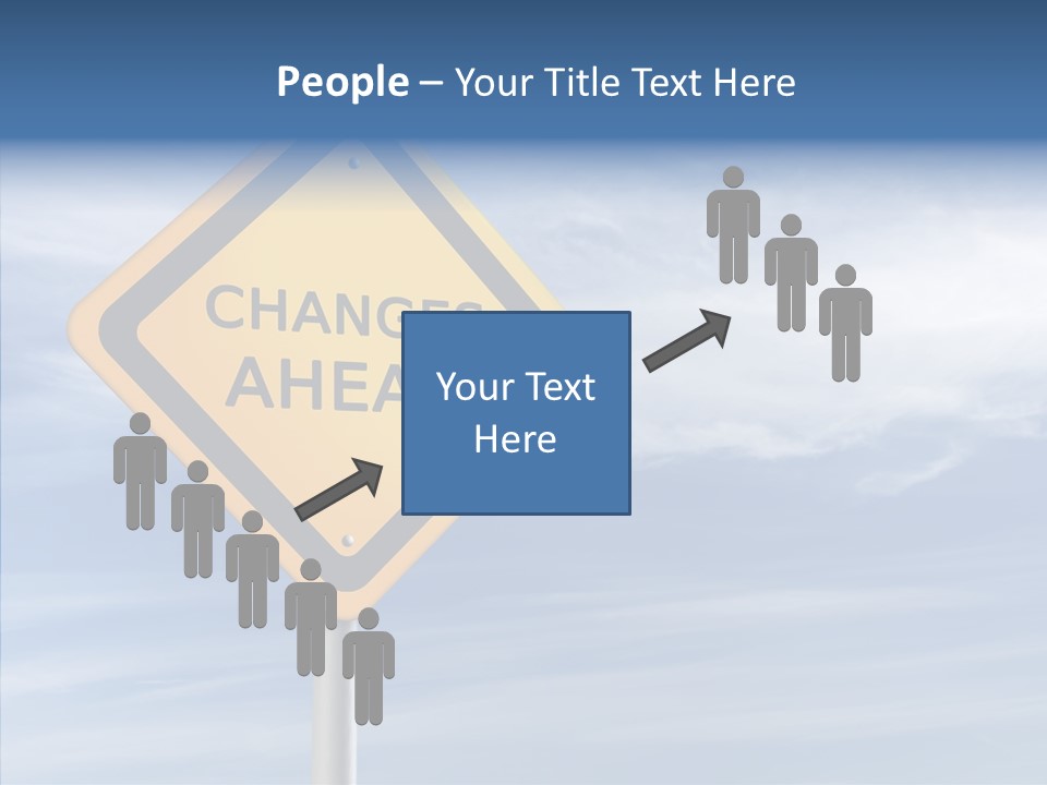 Background Roadsign Idea PowerPoint Template