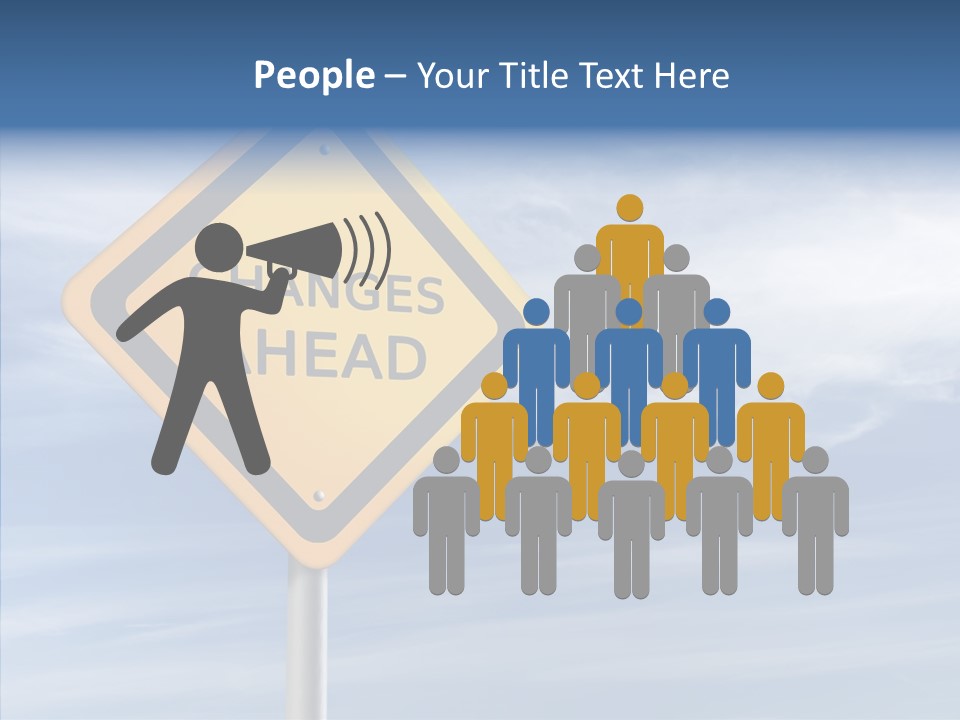 Background Roadsign Idea PowerPoint Template