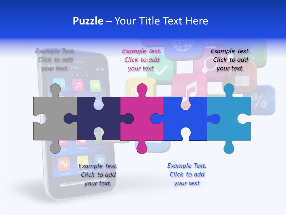 Button Talk Telecommunication PowerPoint Template