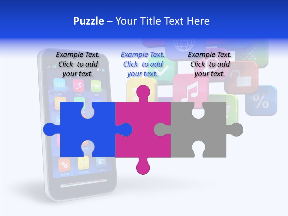 Button Talk Telecommunication PowerPoint Template