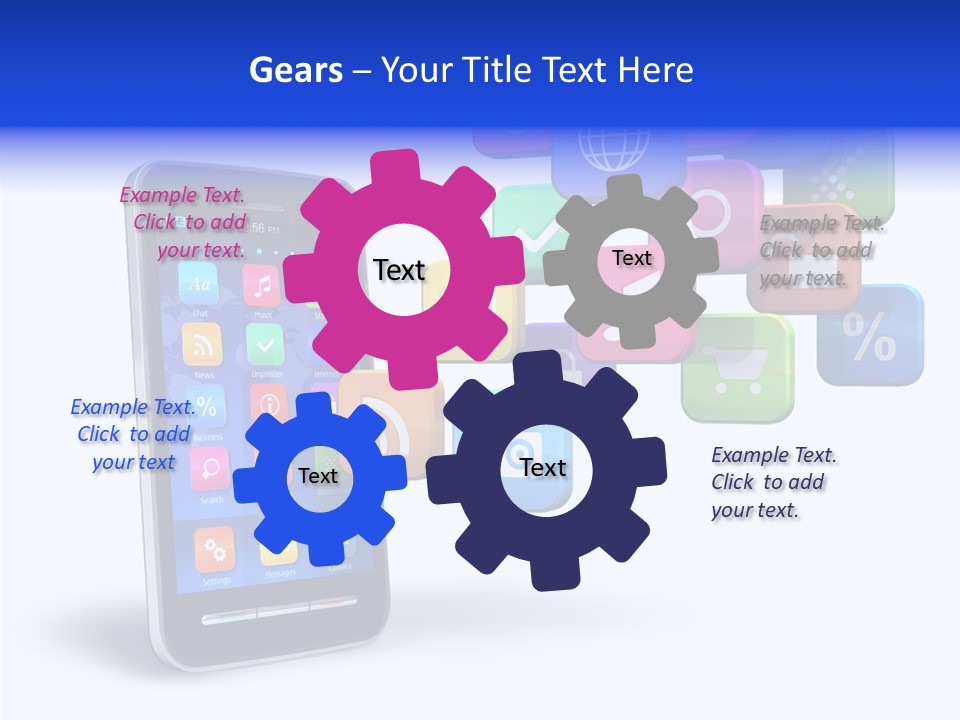 Button Talk Telecommunication PowerPoint Template