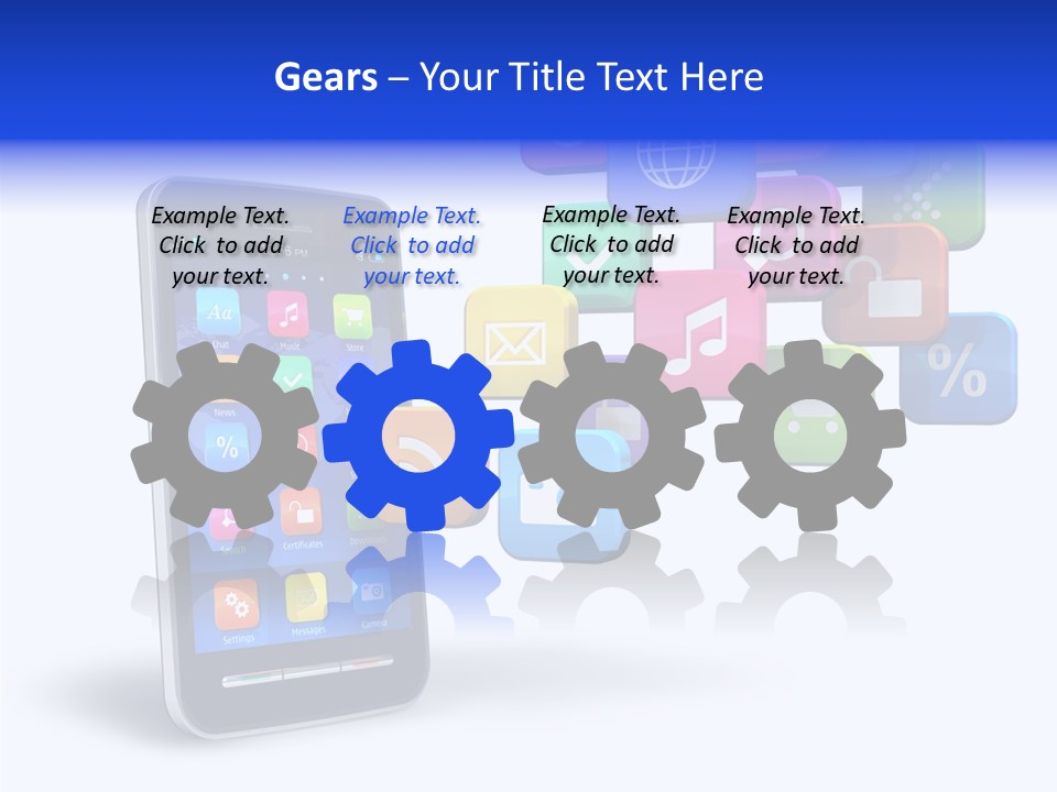 Button Talk Telecommunication PowerPoint Template