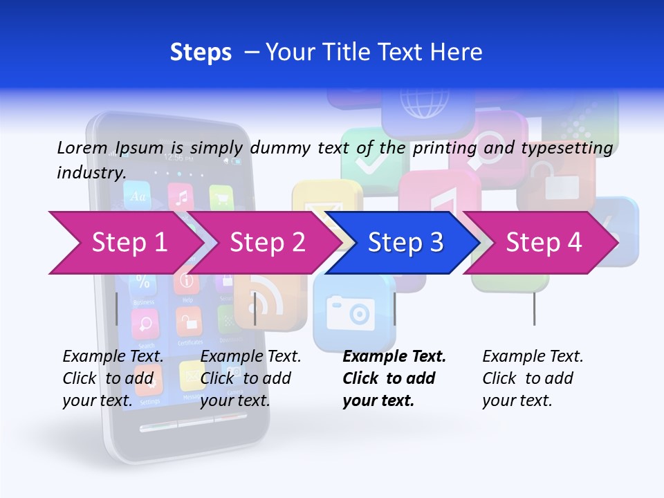 Button Talk Telecommunication PowerPoint Template