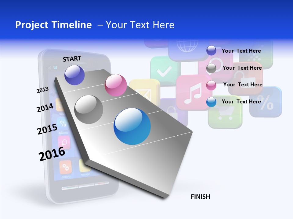 Button Talk Telecommunication PowerPoint Template