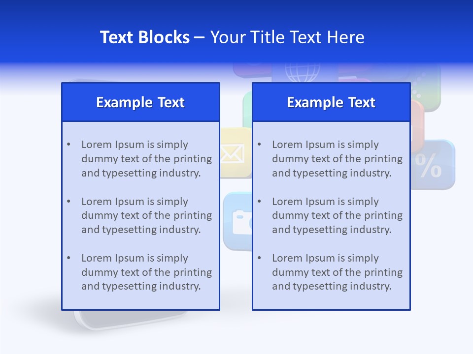Button Talk Telecommunication PowerPoint Template