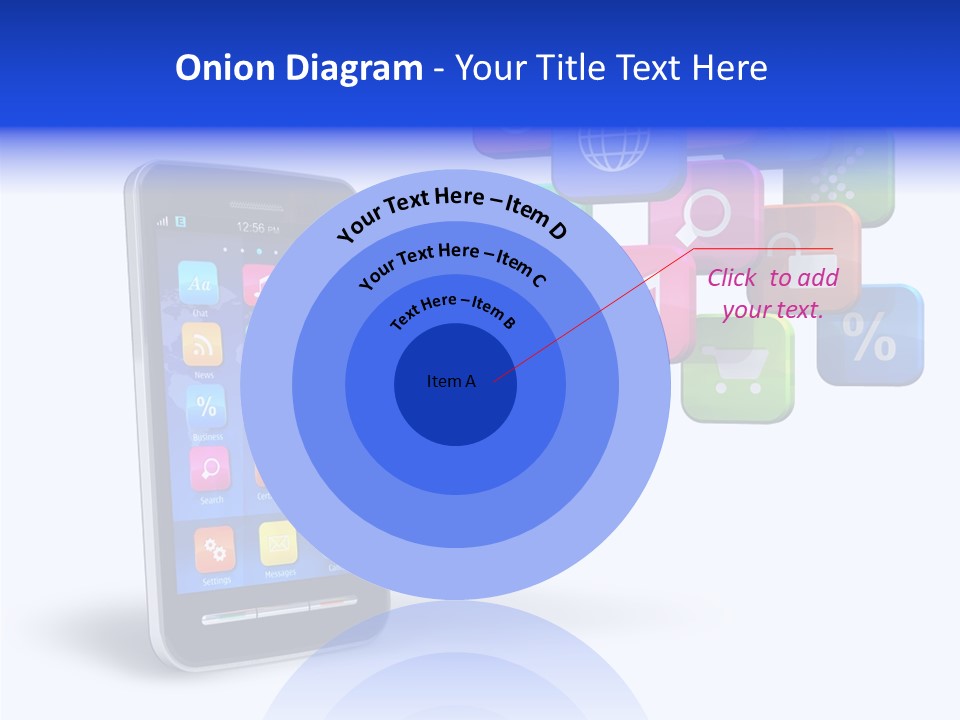 Button Talk Telecommunication PowerPoint Template