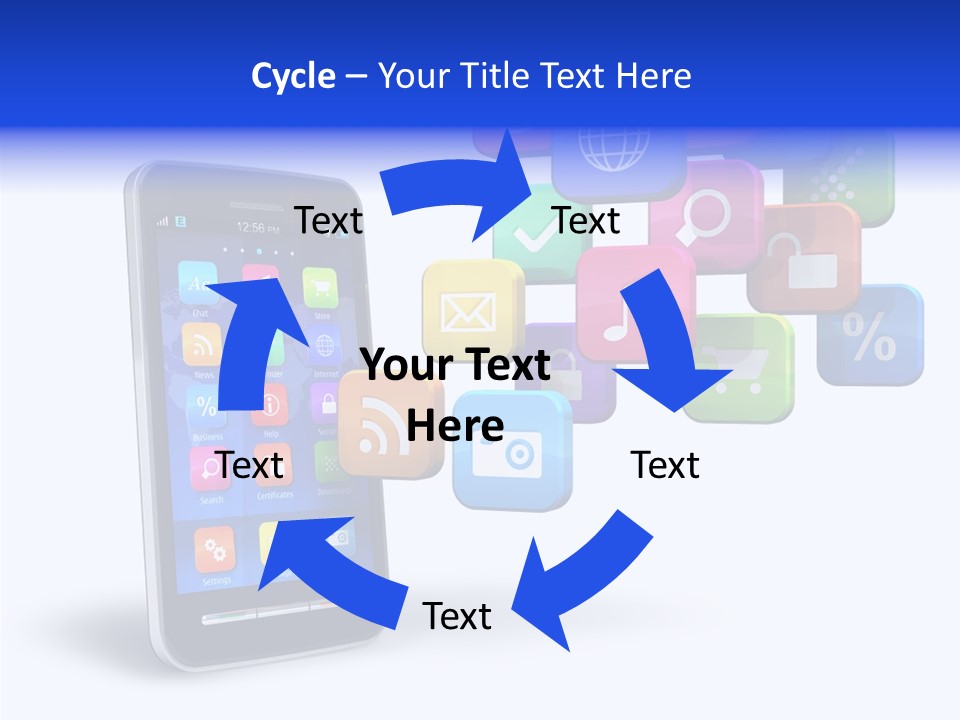 Button Talk Telecommunication PowerPoint Template