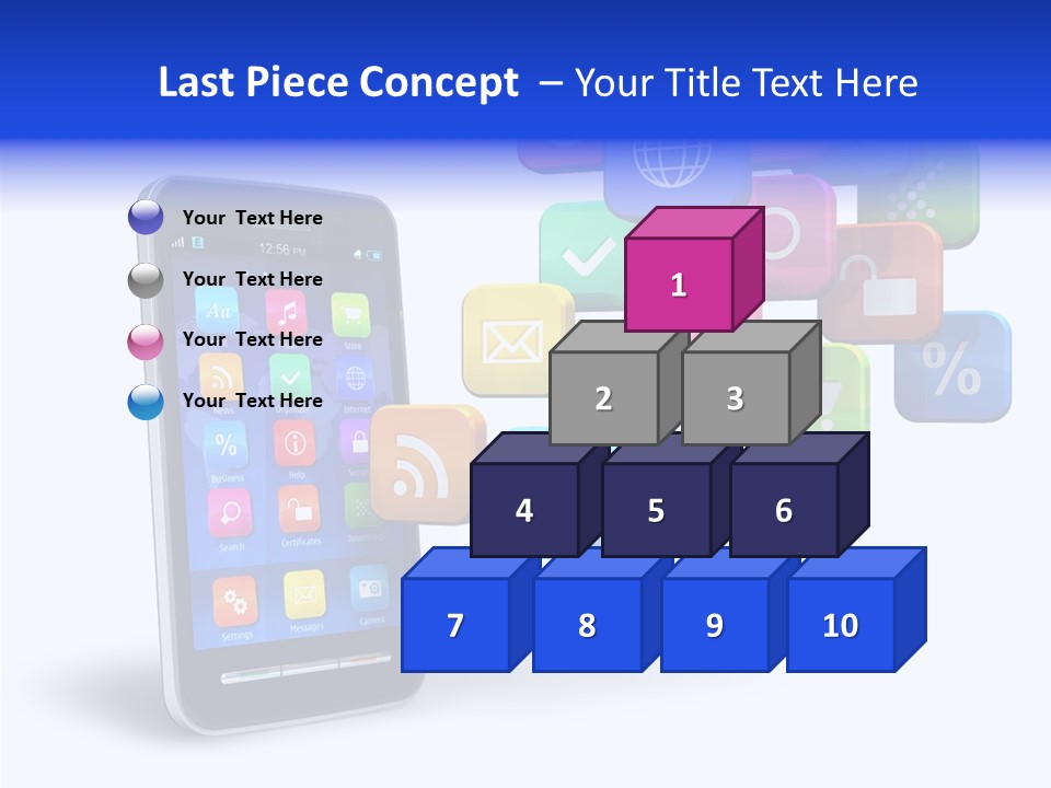 Button Talk Telecommunication PowerPoint Template