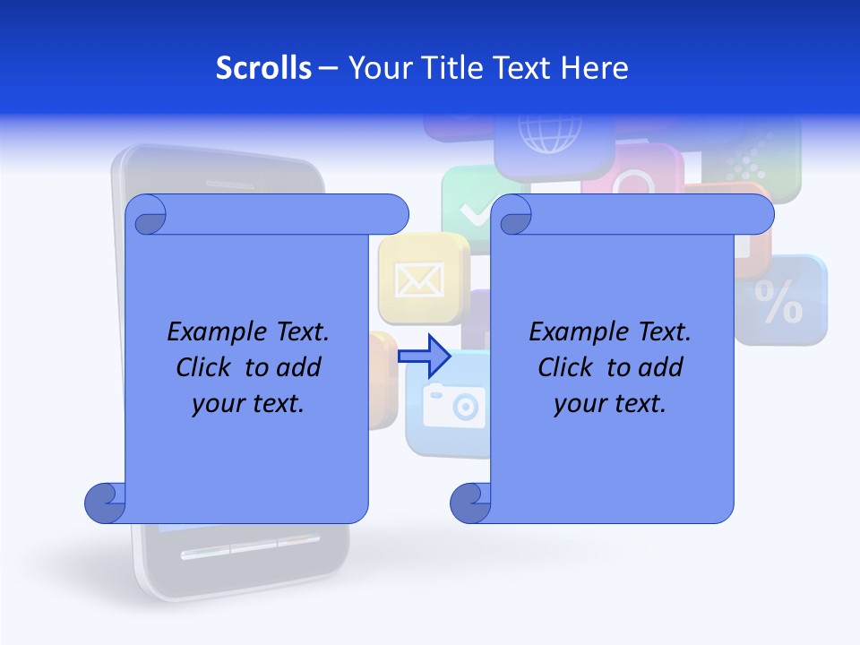 Button Talk Telecommunication PowerPoint Template