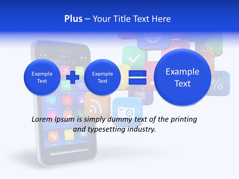 Button Talk Telecommunication PowerPoint Template