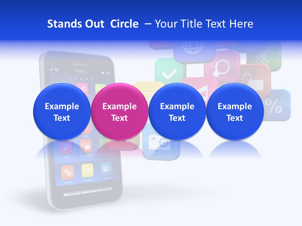 Button Talk Telecommunication PowerPoint Template