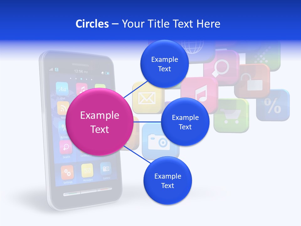 Button Talk Telecommunication PowerPoint Template