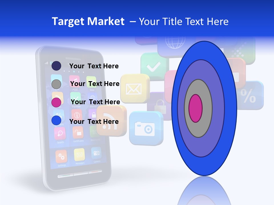 Button Talk Telecommunication PowerPoint Template